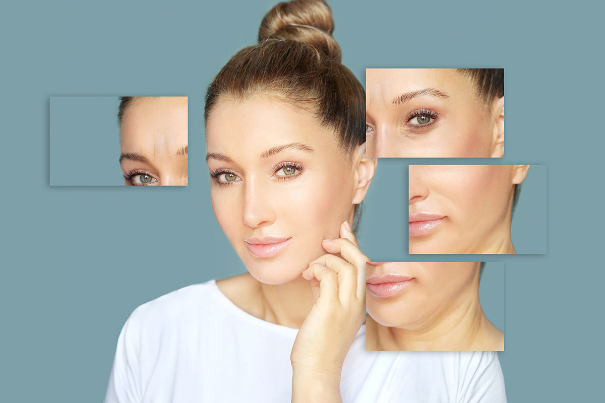 Effects of aging, frownscowl lines , nasolabial folds, neck, under eye circles, neck lines